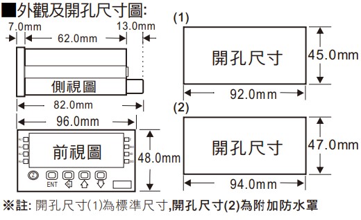 OW5 5位數類比輸入數字顯示錶