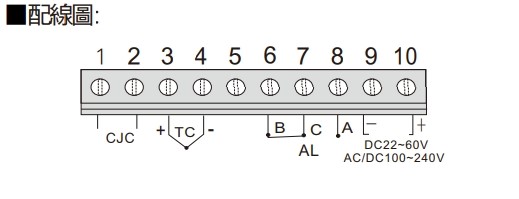 OW5S-T 5位數熱電偶溫度控制錶